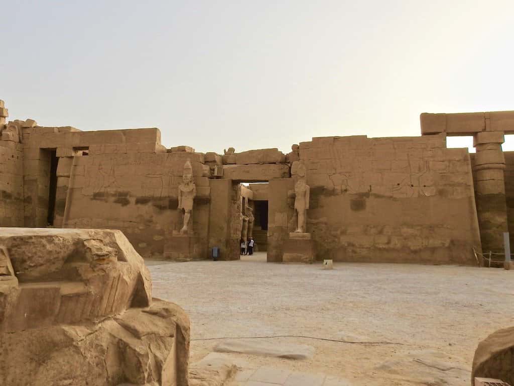 The Great Courtyard at the Karnak Temple