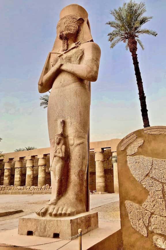 The Great Courtyard at the Karnak Temple