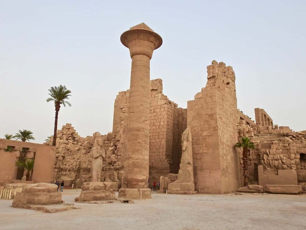 The Great Courtyard at the Karnak Temple