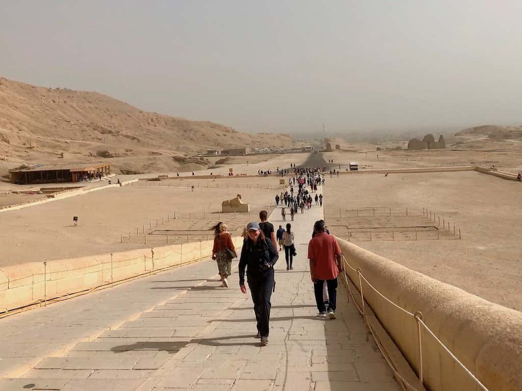 Visit to the Temple of Hatshepsut in the Valley of the Kings