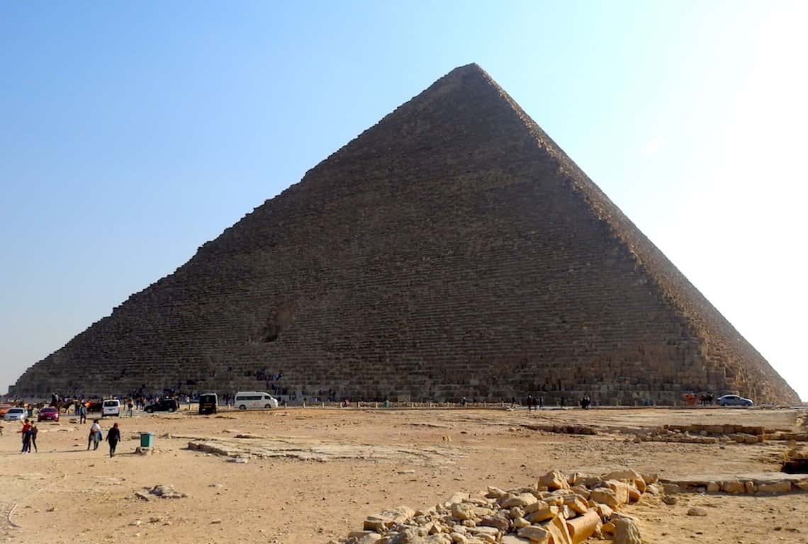 Visiting Pyramids of Giza