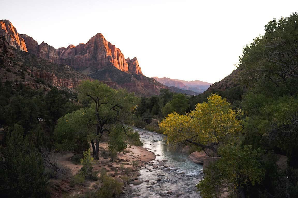 Scenic Drive in Zion National Park