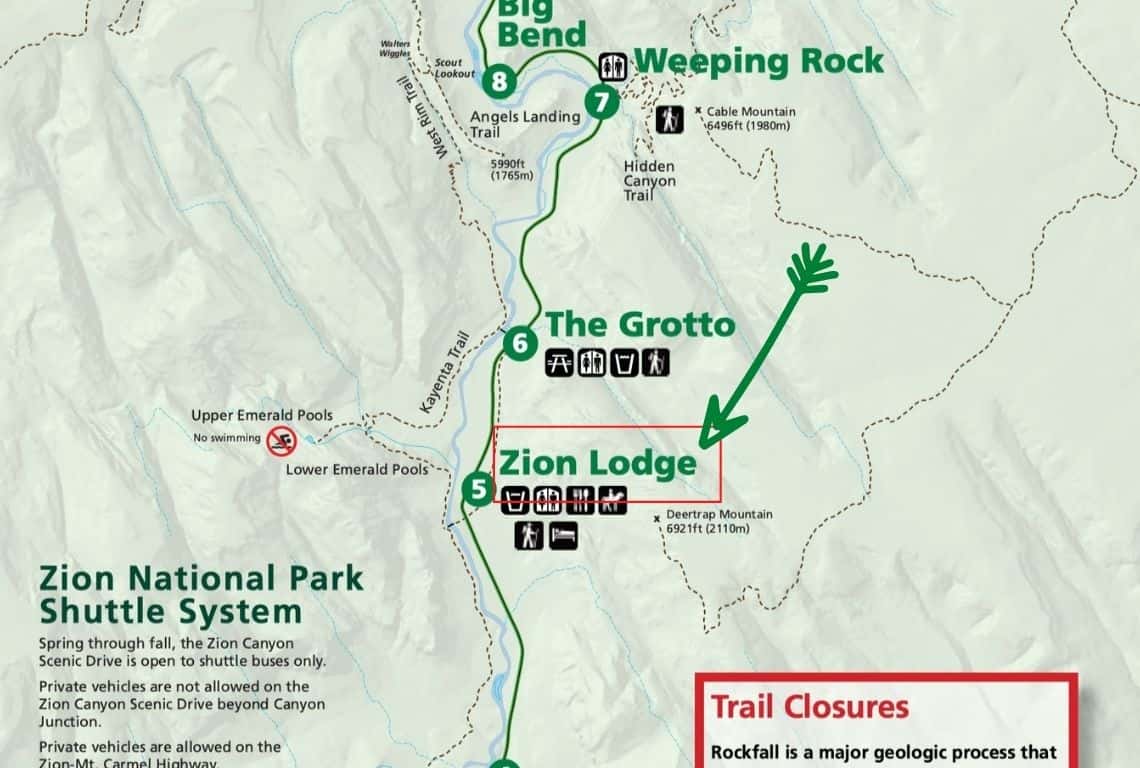 Scenic Drive in Zion National Park