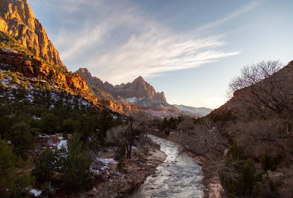 Scenic Drive in Zion National Park
