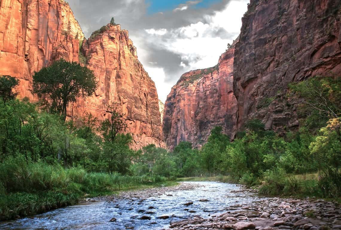 Scenic Drive in Zion National Park
