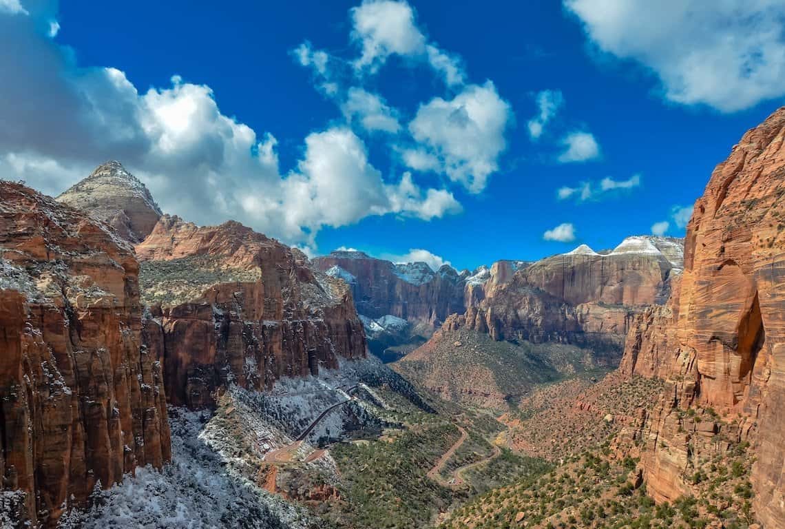 Scenic Drive in Zion National Park