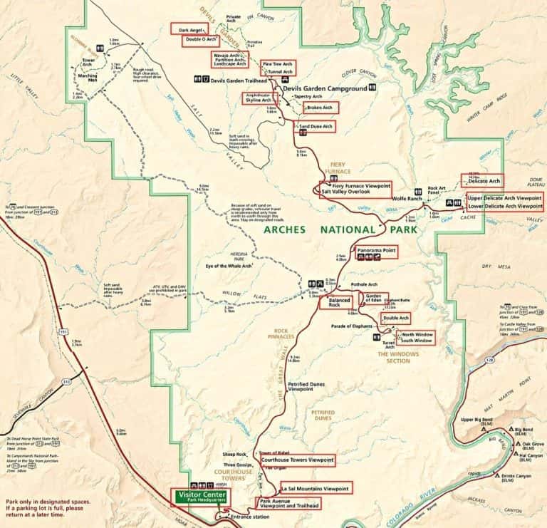 16 Best Stops on SCENIC DRIVE in ARCHES (Map+Practical Tips) • Intrepid ...