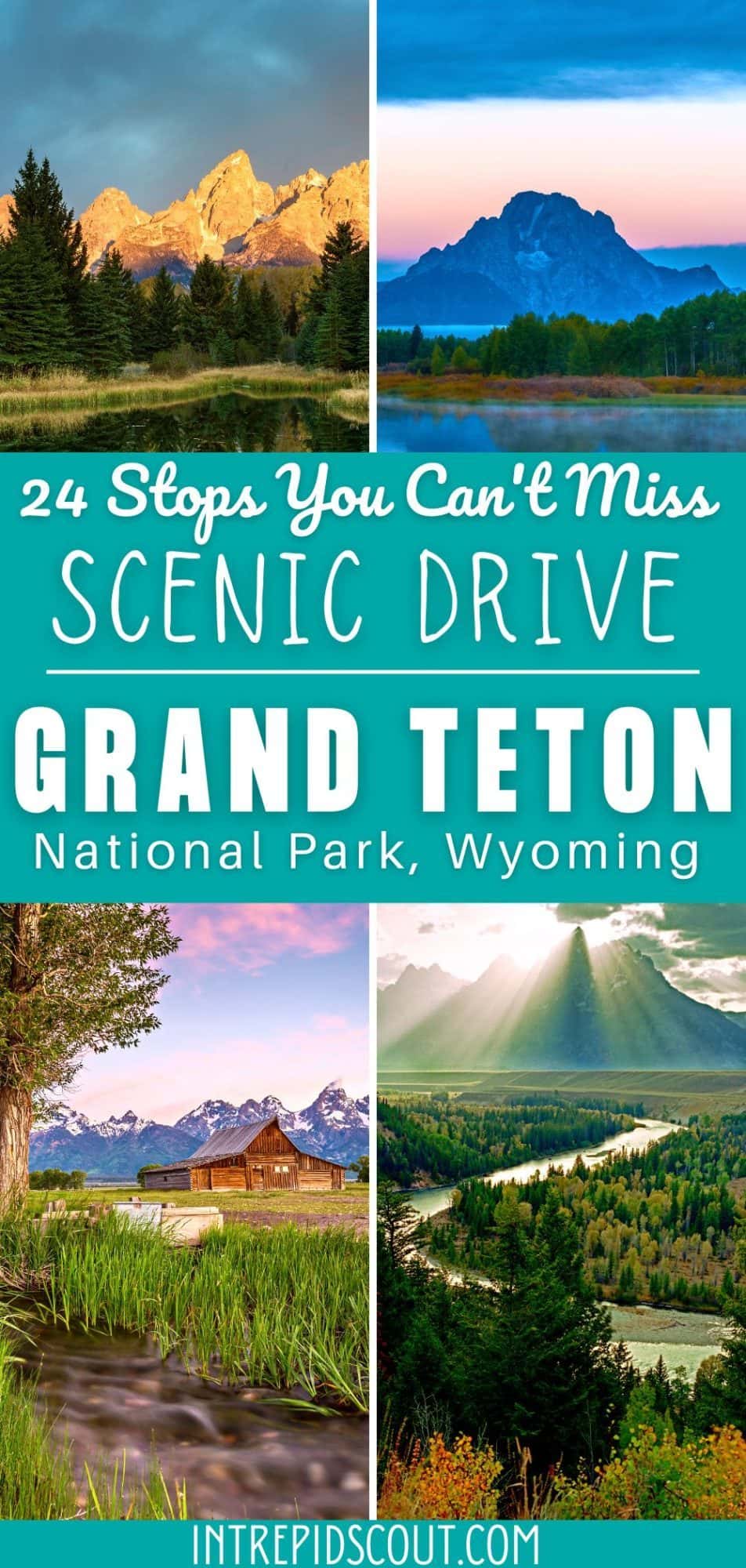 42-Mile SCENIC LOOP DRIVE in GRAND TETON (24 Stops You Can't Miss ...