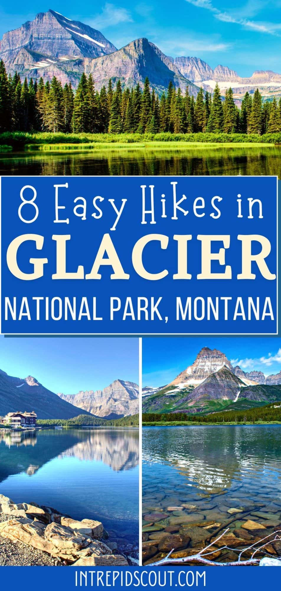 8 Fun and EASY HIKES in GLACIER National Park (with Stunning Views ...