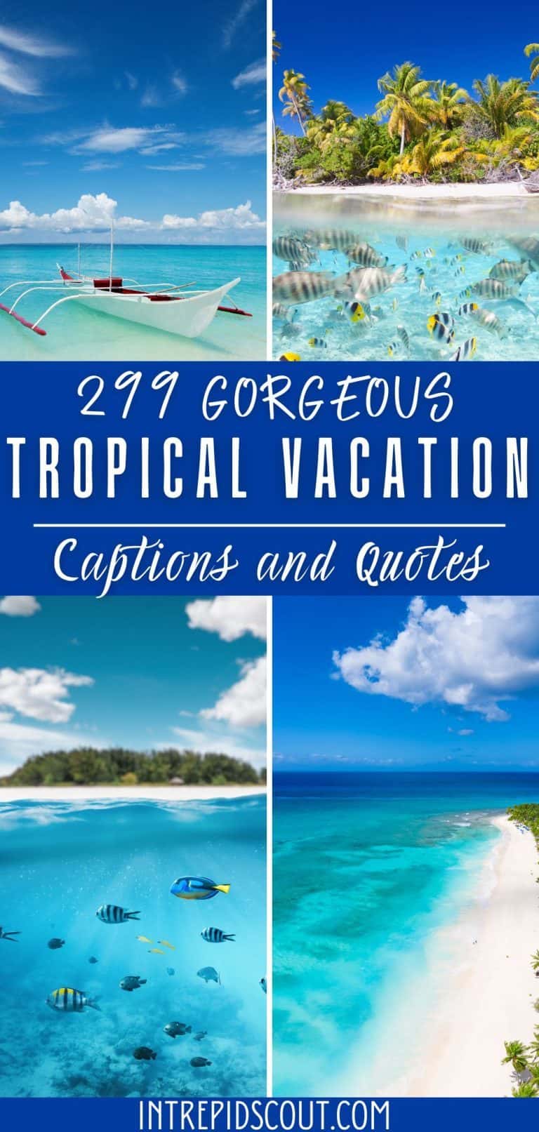 299 Gorgeous Tropical Vacation Captions and Quotes (Escape to Paradise ...