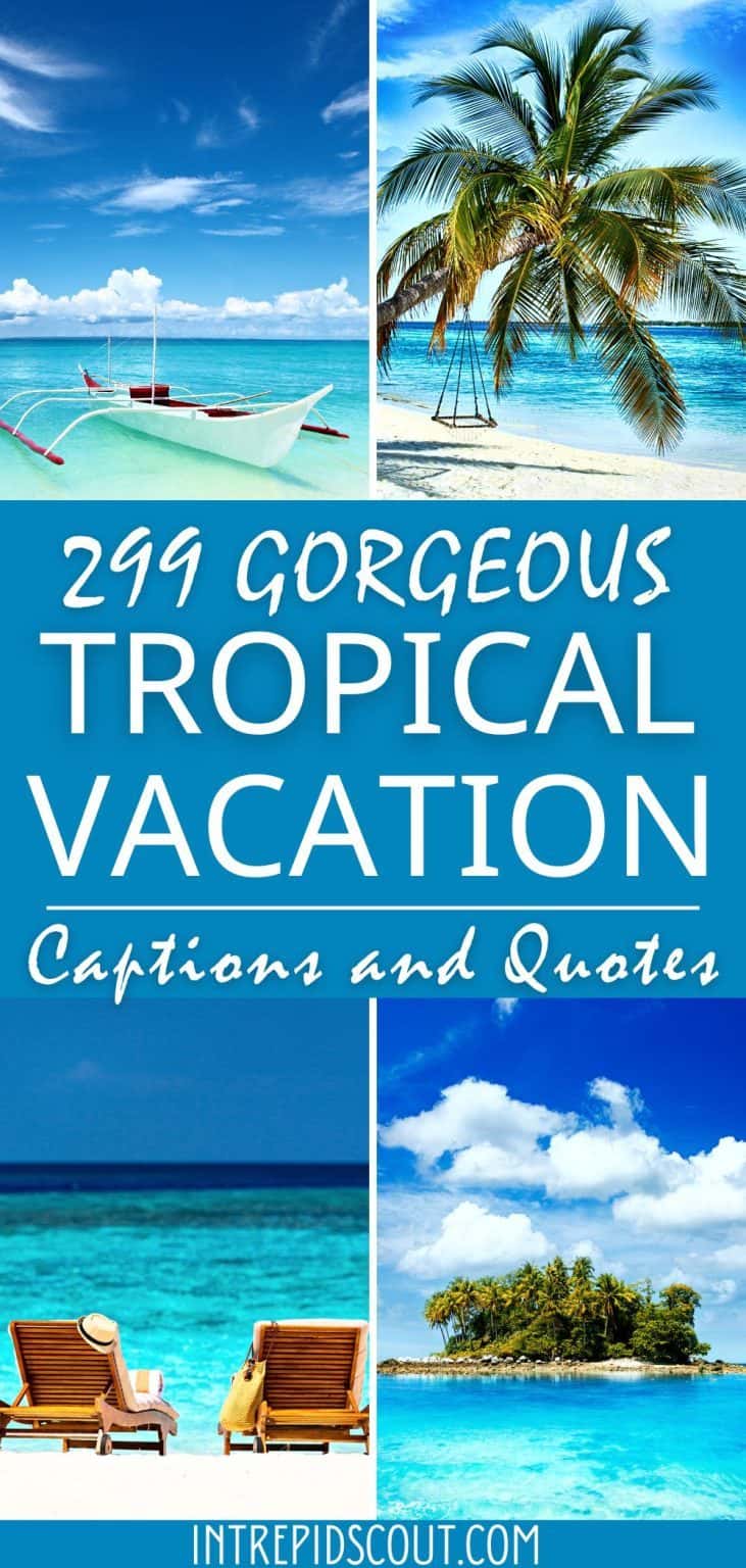 299 Gorgeous Tropical Vacation Captions and Quotes (Escape to Paradise ...