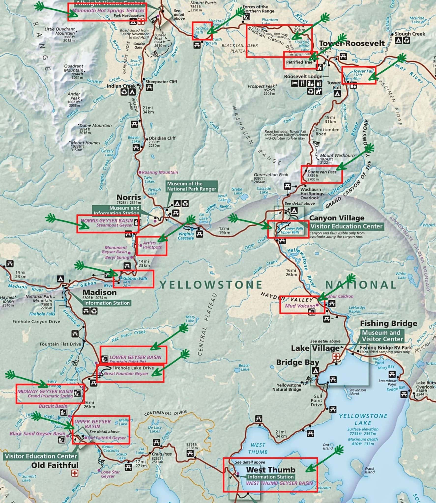 16 Best Stops on Yellowstone Grand Loop Drive (Maps+Useful Tips ...