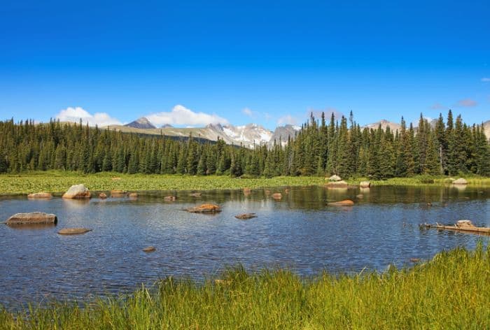 Red Rock Lake in Colorado