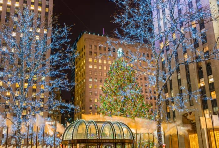 Rockefeller Center at Christmas in New York