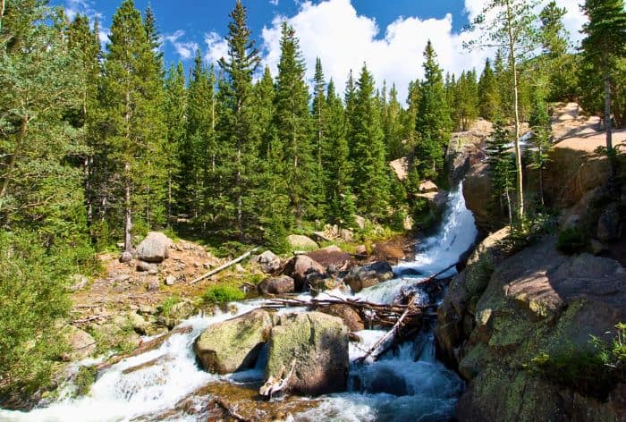 Alberta Fall in the Bear Lake Corridor in RMNP