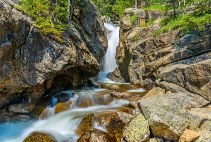 Chasm Falls on Old Fall River Road