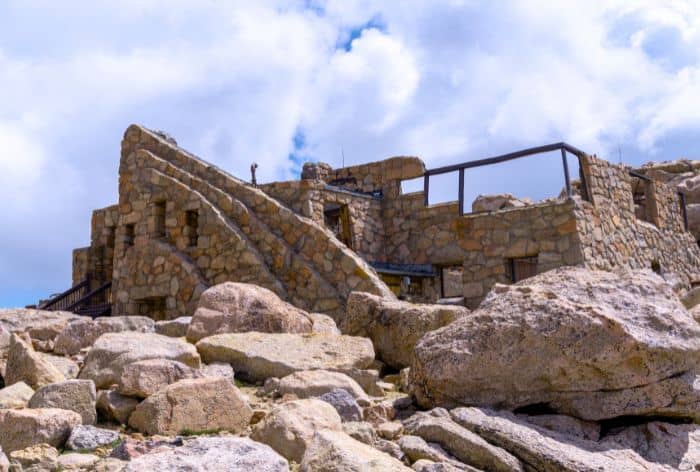 Crest House Ruins on Mount Blue Sky Scenic Byway