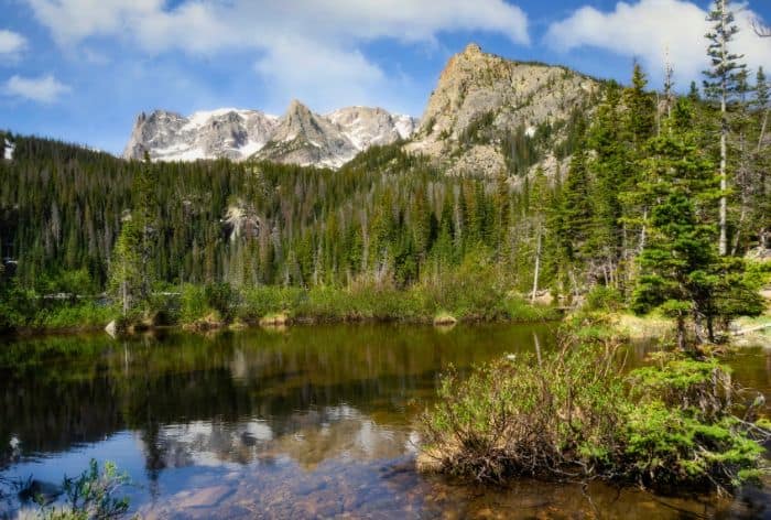 Fern Lake Trail in Rocky Mountain