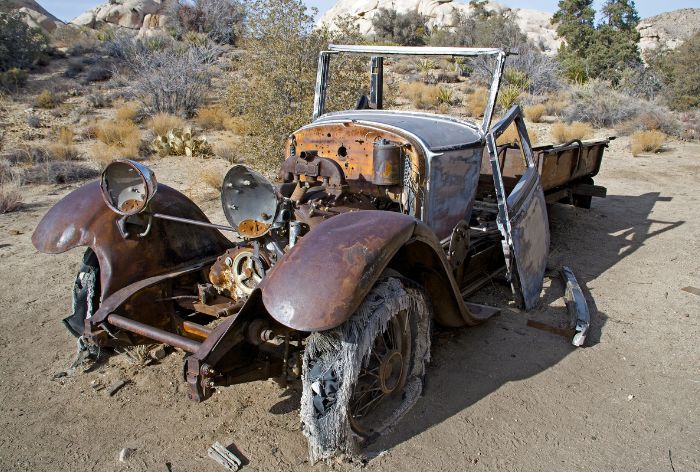 Wall Street Mill in Joshua Tree