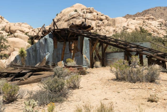 Wall Street Mill in Joshua Tree