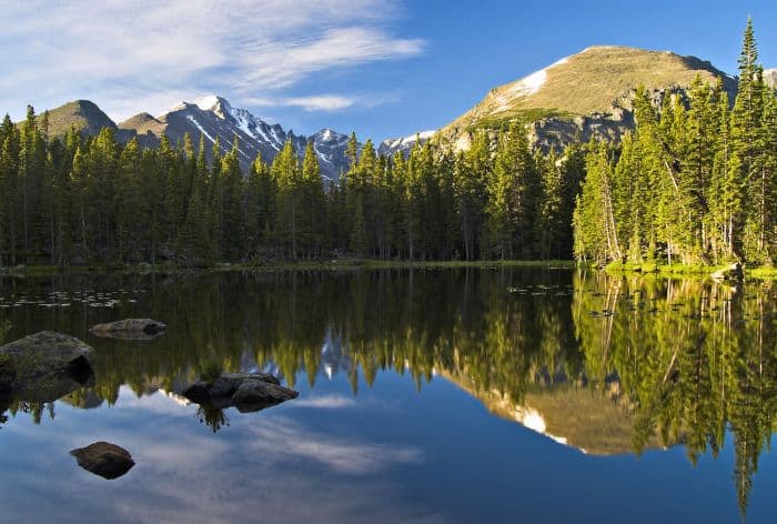 Nymph Lake in RMNP