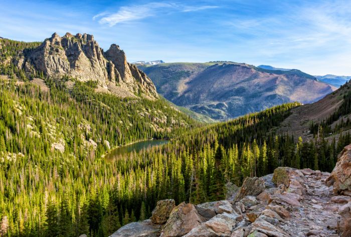 Odessa Lake in Rocky Mountains