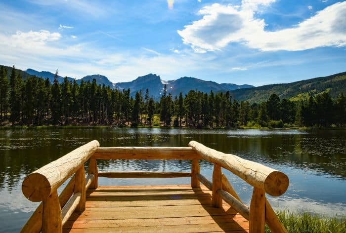 Sprague Lake in the Bear Lake Corridor