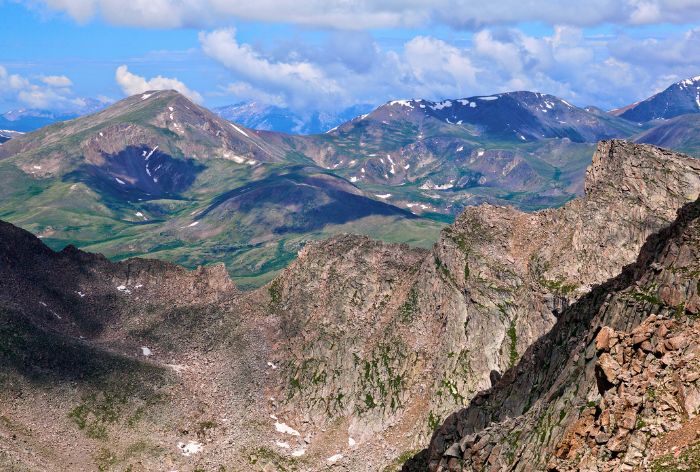 Summit Interpretative Area on Mount Blue Sky Scenic Byway