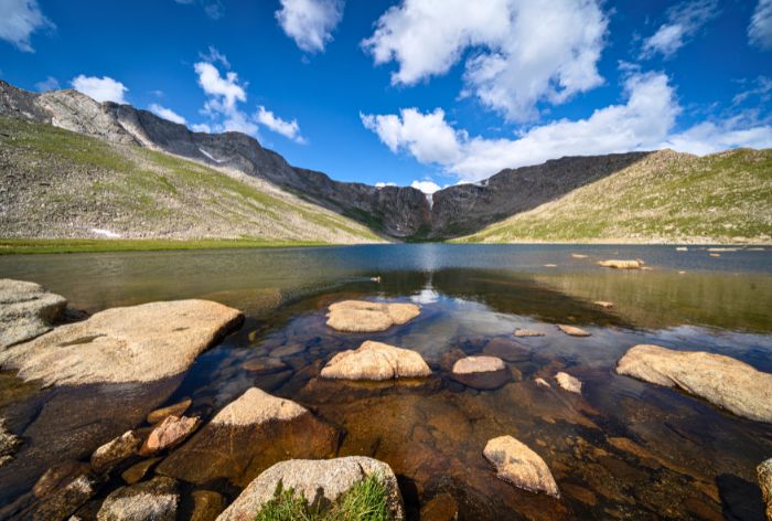 Summit Lake on Mount Blue Sky Scenic Byway