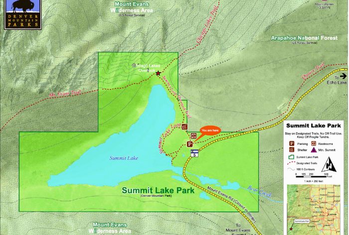 Summit Lake Map