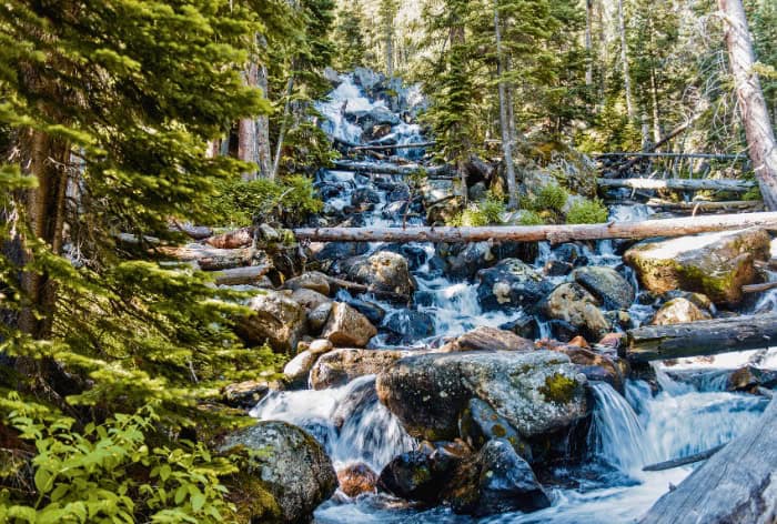 Calypso Cascades in Rocky Mountain