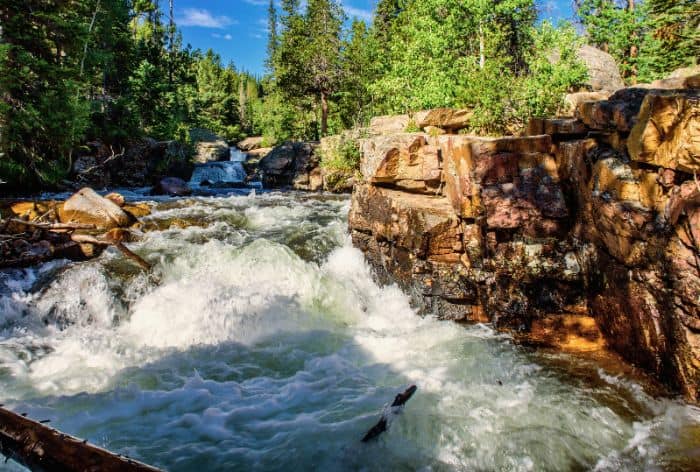 Copeland Falls in Rocky Mountain National Park