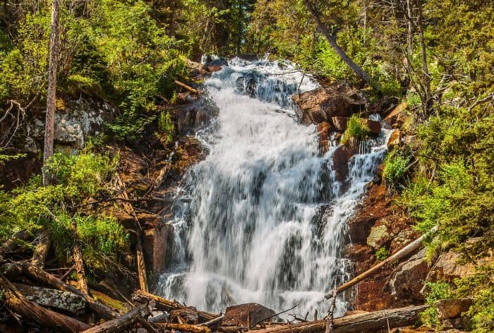 Fern Falls in Rocky Mountain National Park