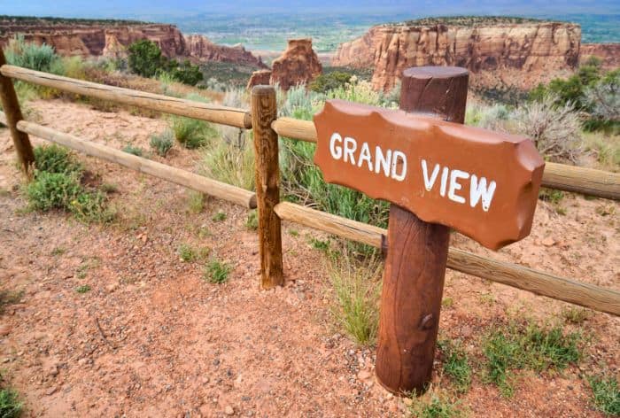 Grand View in Colorado National Monument