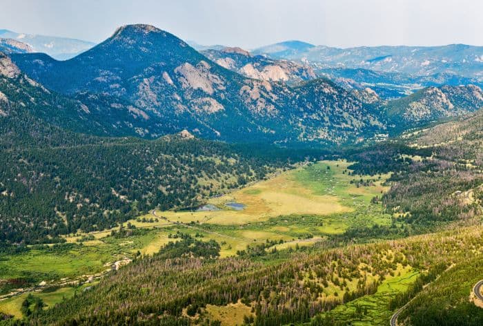 Horseshoe Park Overlook in Colorado