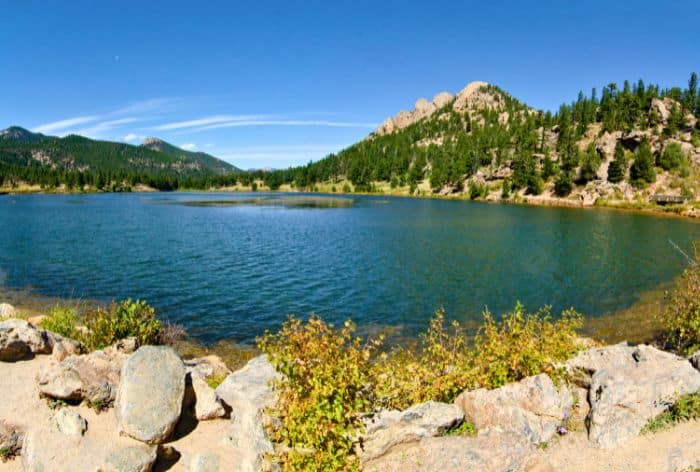 Lily Lake in Rocky Mountain NP