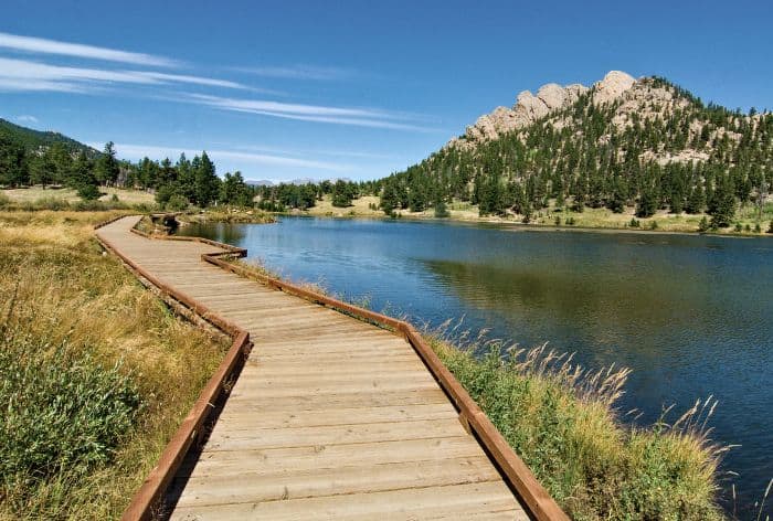 Lily Lake Trail in Rocky Mountain NP