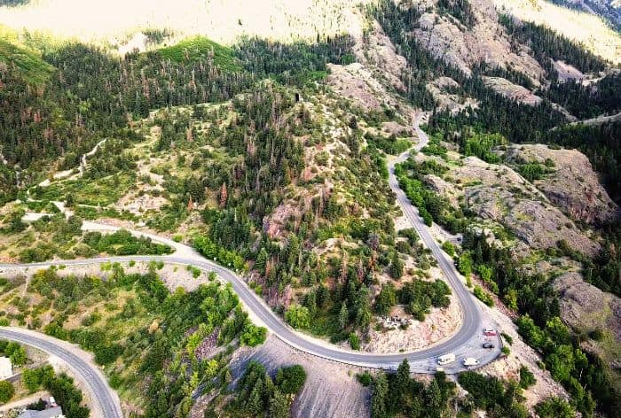 Red Mountain Pass in Colorado