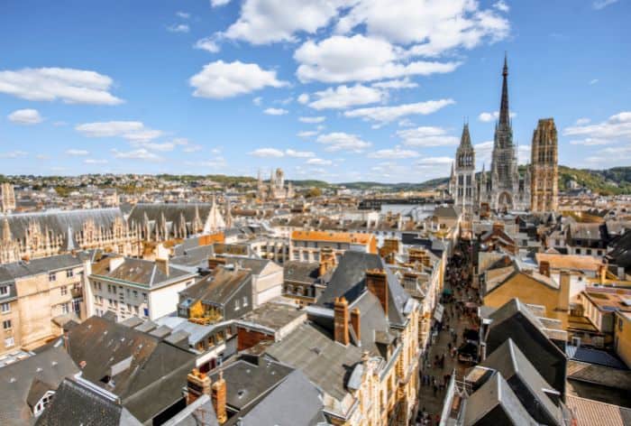 Aerial View of Rouen