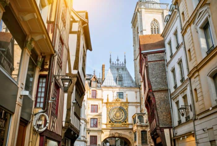 Rue du Gros Horloge in Rouen