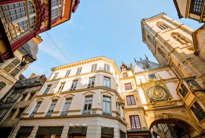 Rue du Gros Horloge in Rouen