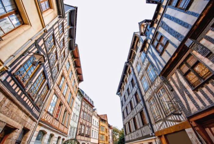 Rue Eau de Robec in Rouen