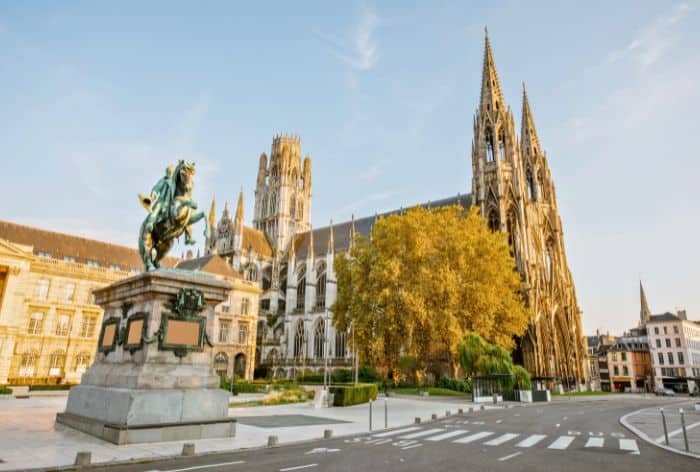 Saint-Ouen Abbey Church in Rouen