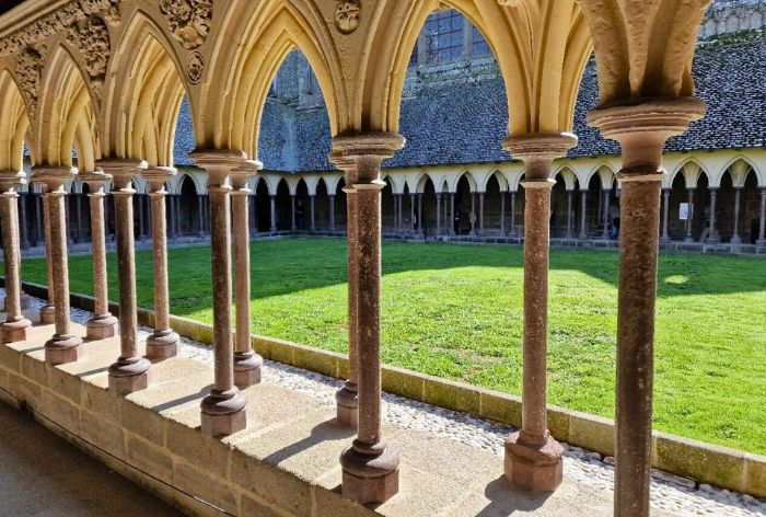 Cloister on Mont Saint-Michel