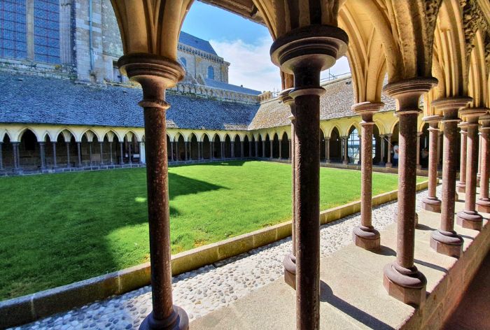 Cloister on Mont Saint-Michel