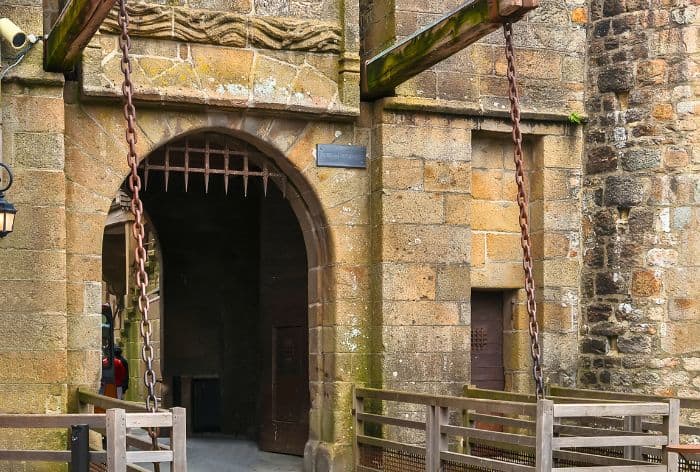 Gate Leading to Mont Saint-Michel Abbey