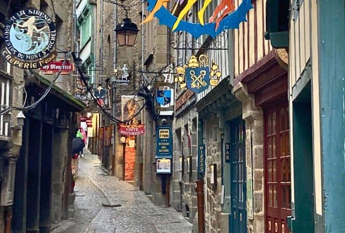 Grande Rue on Mont Saint-Michel 