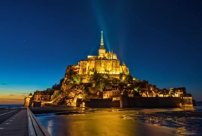 Mont Saint-Michel at Night