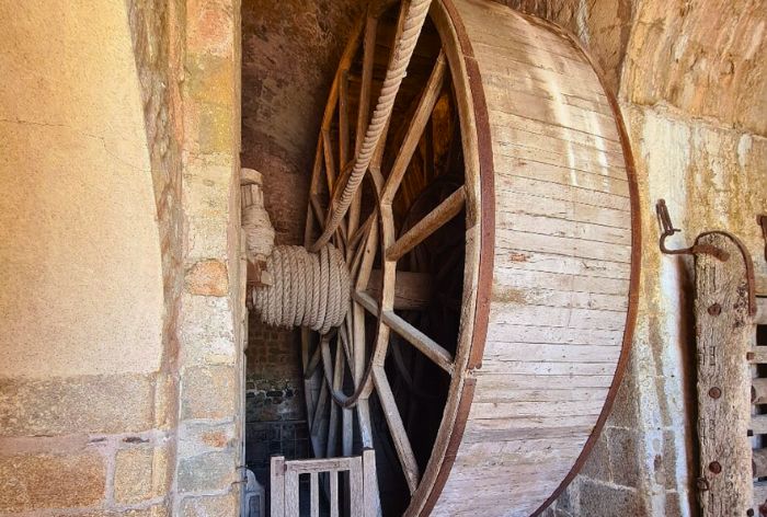 The Wheel Room on Mont Saint-Michel